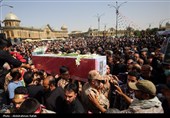 تشییع پیکر شهدای حملات رژیم صهیونیستی در همدان
