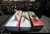 تشییع پیکر شهدای حملات رژیم صهیونیستی در همدان