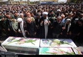 تشییع پیکر شهدای حملات رژیم صهیونیستی در همدان