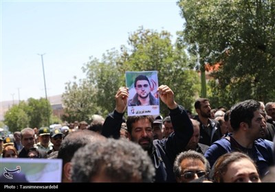 تشییع پیکر شهید محمدرضا نوروزی مهماندوست