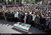 تشیع پیکر شهدای حملات رژیم صهیونیستی در شهرستان نهاوند