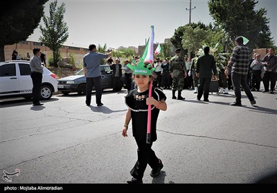 تشیع پیکر شهدای حملات رژیم صهیونیستی در شهرستان نهاوند