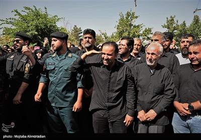 تشیع پیکر شهدای حملات رژیم صهیونیستی در شهرستان نهاوند