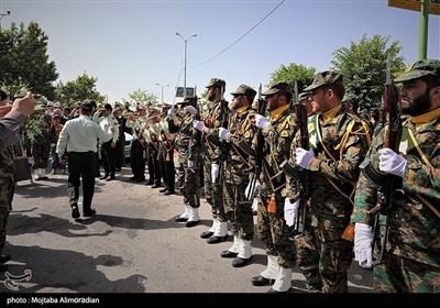 تشیع پیکر شهدای حملات رژیم صهیونیستی در شهرستان نهاوند