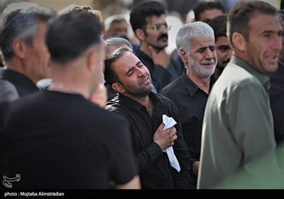 تشیع پیکر شهدای حملات رژیم صهیونیستی در شهرستان نهاوند