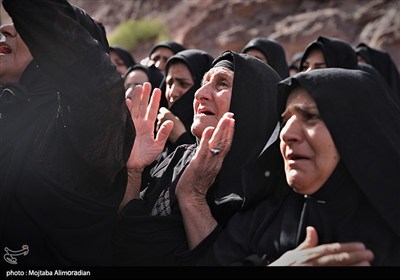 تشیع پیکر شهدای حملات رژیم صهیونیستی در شهرستان نهاوند