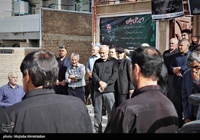 تشیع پیکر شهدای حملات رژیم صهیونیستی در شهرستان نهاوند