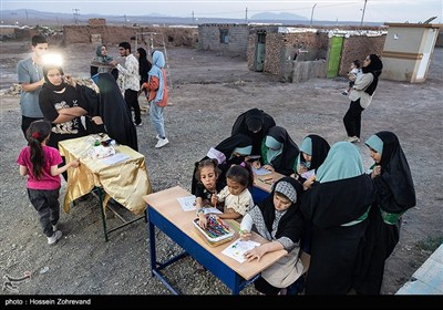 افتتاح مدرسه و کتابخانه توسط گروه جهادی شهدا