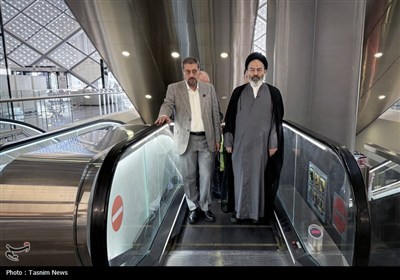 بازدید حاج آقا نواب از ایستگاه قطار مکه