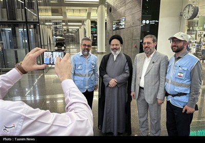 بازدید حاج آقا نواب از ایستگاه قطار مکه