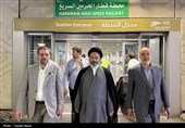 بازدید حاج آقا نواب از ایستگاه قطار مکه