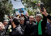تشییع  شهدای حمله تروریستی رژیم صهیونیستی در ری