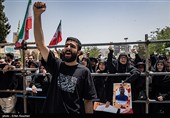 تشییع  شهدای حمله تروریستی رژیم صهیونیستی در ری