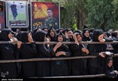 تشیع پیکر شهدای حملات رژیم صهیونیستی در خرم آباد