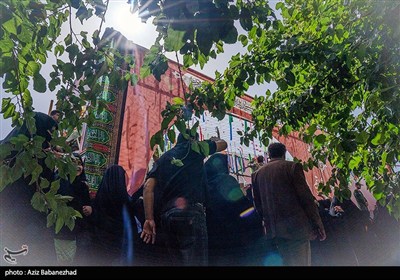 تشیع پیکر شهدای حملات رژیم صهیونیستی در خرم آباد