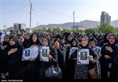 تشیع پیکر شهدای حملات رژیم صهیونیستی در خرم آباد