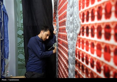 حرم حضرت معصومه(س) سیاهپوش عزای اباعبدالله(ع) شد