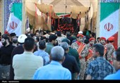 تشییع پیکر شهیدان طالبی و بافتی زاده در یزد