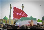 تدفین معنادار تعدادی از شهدای نبرد با اسرائیل در مسجد جمکران
