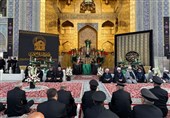 برگزاری آیین «اذن عزای سیدالشهدا» در حرم رضوی