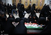 وداع با شهدای حملات رژِیم صهیونی در شب اول محرم در حرم