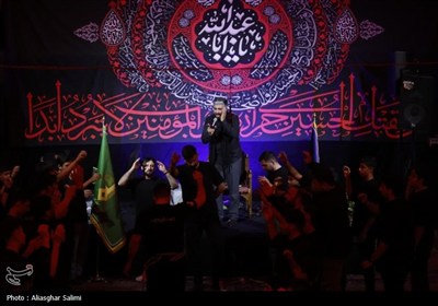 آماده سازی خیمه عزا و مراسم شب اول محرم هیئت رزمندگان اسلام بجنورد