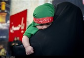 مراسم شیرخوارگان حسینی در کردستان؛ نوای مظلومیت در آغوش مادران داغدار