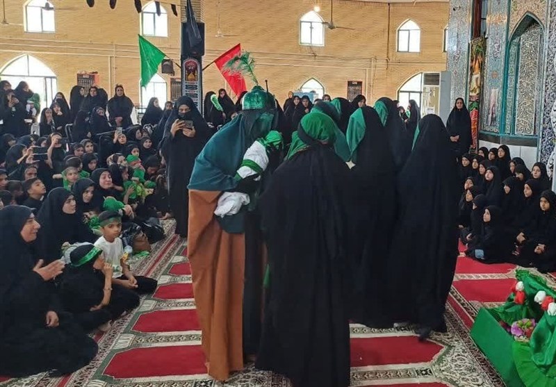 حماسه‌سرایی مادران و کودکان/« علی‌اصغر»هایی که نذر مکتب امام حسین (ع) شدند