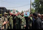 وداع باشکوه مردم ورامین با شهیدان مدافع وطن