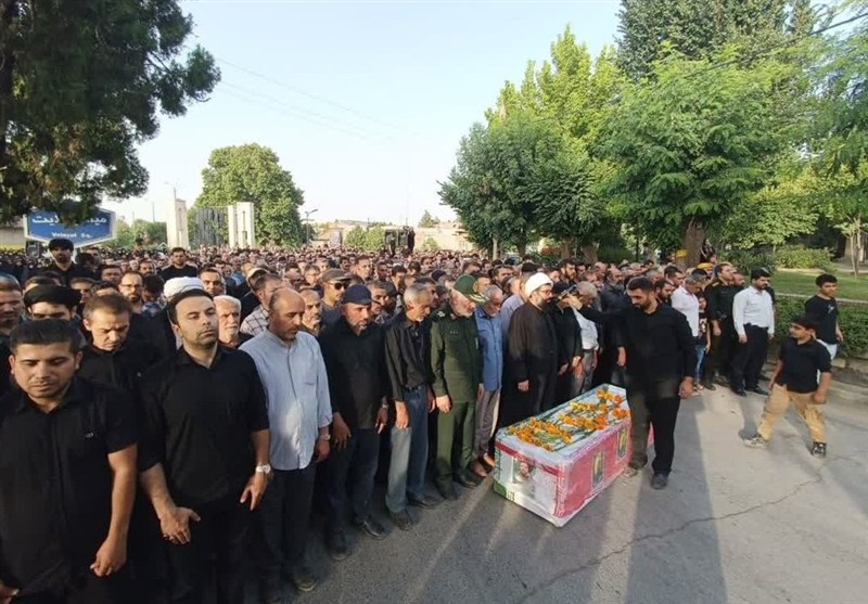 تشییع با شکوه و ماندگار شهید «امیر محمد زمانی» در زادگاهش مریانج