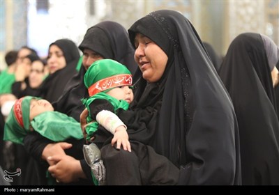 سوگواره &#171;شیرخوارگان حسینی&#187; در حرم امام رضا(ع)