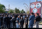 تشییع پیکر شهید امیرحسین طولابی در خرم‌آباد