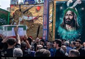تشییع پیکر شهید امیرحسین طولابی در خرم‌آباد