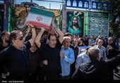 تشییع پیکر شهید امیرحسین طولابی در خرم‌آباد