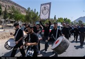 تشییع پیکر شهید امیرحسین طولابی در خرم‌آباد