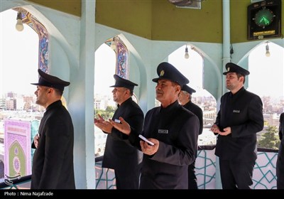 آیین سنتی صلا در حرم مطهرامام رضا (ع)