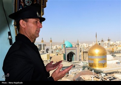آیین سنتی صلا در حرم مطهرامام رضا (ع)