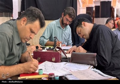 کاشان با غبارروبی مزار محتشم کاشانی به استقبال محرم رفتند