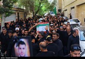  تشییع  پیکر شهدای حمله رژیم صهیونی به زندان اوین