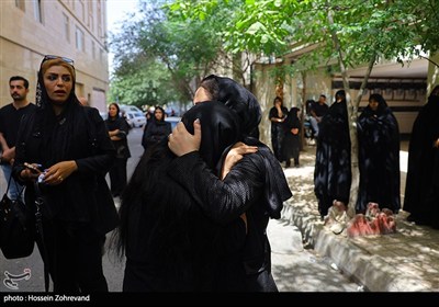  تشییع پیکر شهدای حمله رژیم صهیونی به زندان اوین