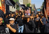  تشییع  پیکر شهدای حمله رژیم صهیونی به زندان اوین