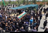  تشییع  پیکر شهدای حمله رژیم صهیونی به زندان اوین