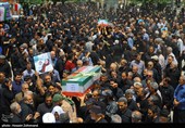  تشییع  پیکر شهدای حمله رژیم صهیونی به زندان اوین