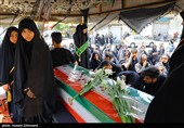  تشییع  پیکر شهدای حمله رژیم صهیونی به زندان اوین