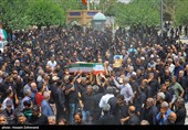  تشییع  پیکر شهدای حمله رژیم صهیونی به زندان اوین