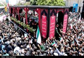 تشیع پیکر شهدای حملات رژیم صهیونیستی در مشهد