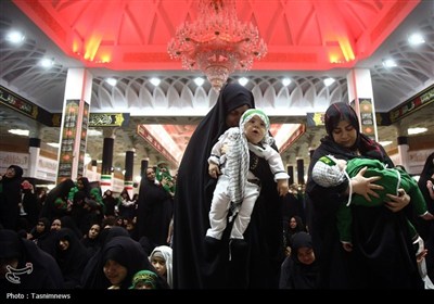 همایش شیرخوارگان حسینی در حرم حضرت معصومه(س)