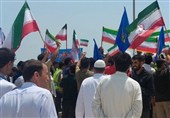 برگزاری راهپیمایی در محکومیت جنایات رژیم صهیونیستی