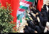 تشییع حماسی شهدای نبرد با اسرائیل در قم