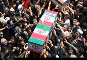 تشییع حماسی شهدای نبرد با اسرائیل در قم